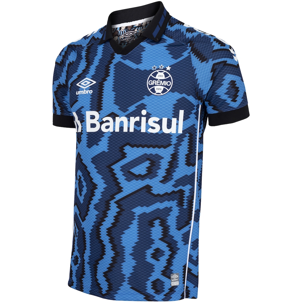 Imagem 3 do produto Camisa Polo do Grêmio Masculina Umbro III 21 Jogador S/N