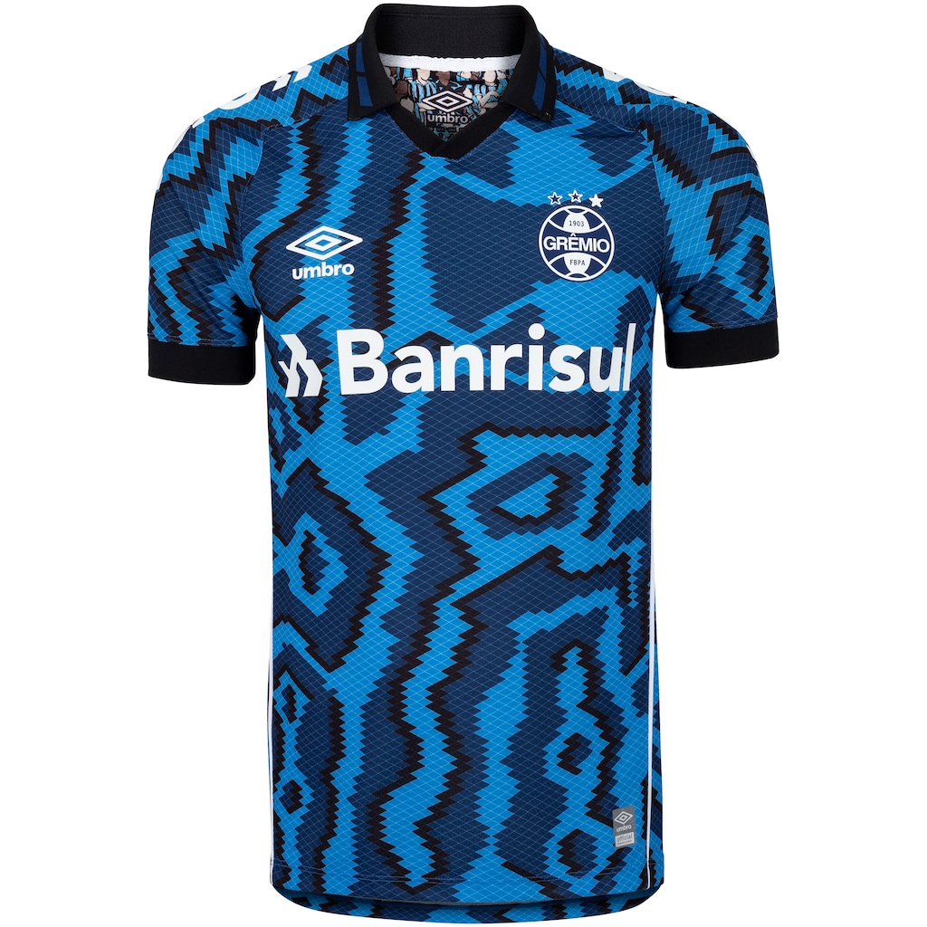 Imagem 1 do produto Camisa Polo do Grêmio Masculina Umbro III 21 Jogador S/N