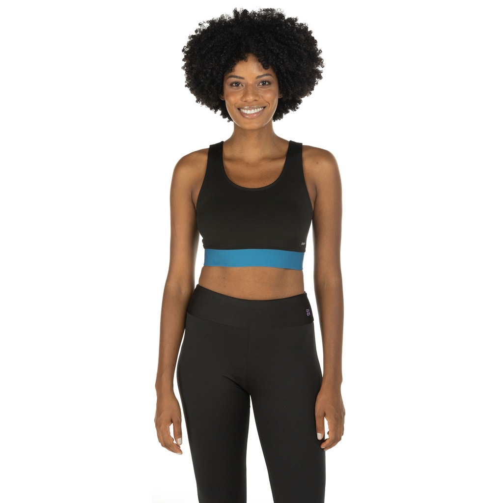 Top Fitness Oxer Recorte Mesh Costas - Adulto - Foto 2