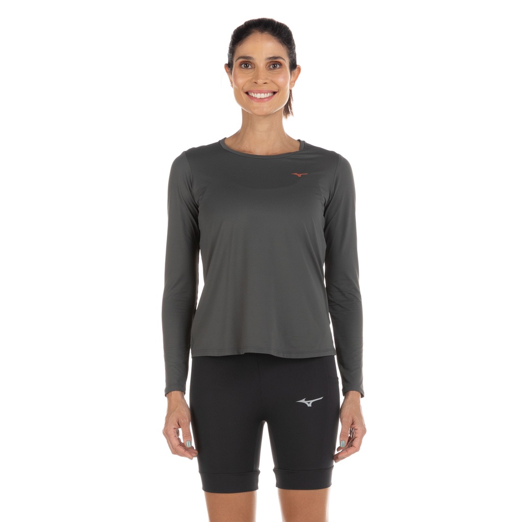 Camiseta Manga Longa Mizuno Energy New - Feminina - Foto 2