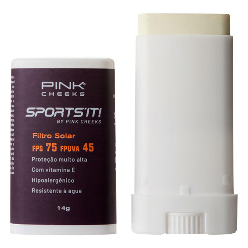 Protetor Solar Facial Sports'It Pink Cheeks - 14g - Foto 1