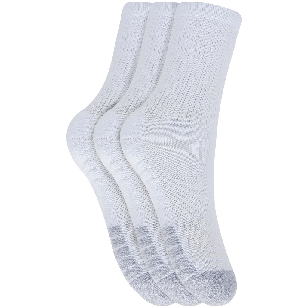 Kit de Meias Under Armour Heatgear Crew com 3 Pares - Adulto - Foto 1