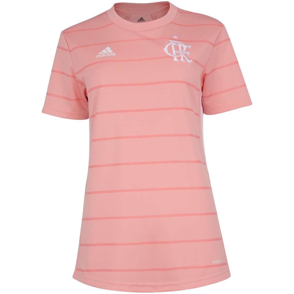 Camisa do Flamengo adidas Outubro Rosa - Feminina - Foto 1