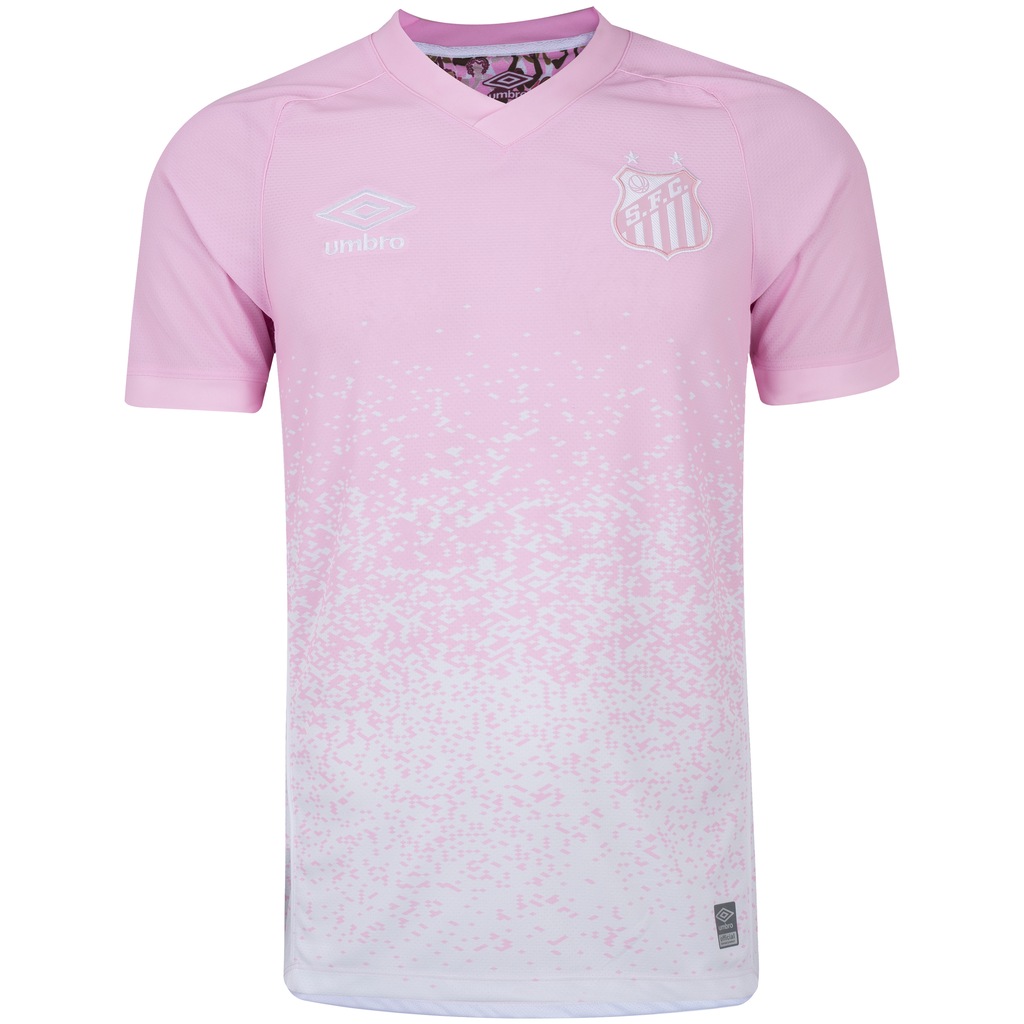 Camisa do Santos 21 Umbro Outubro Rosa - Masculina - Foto 1