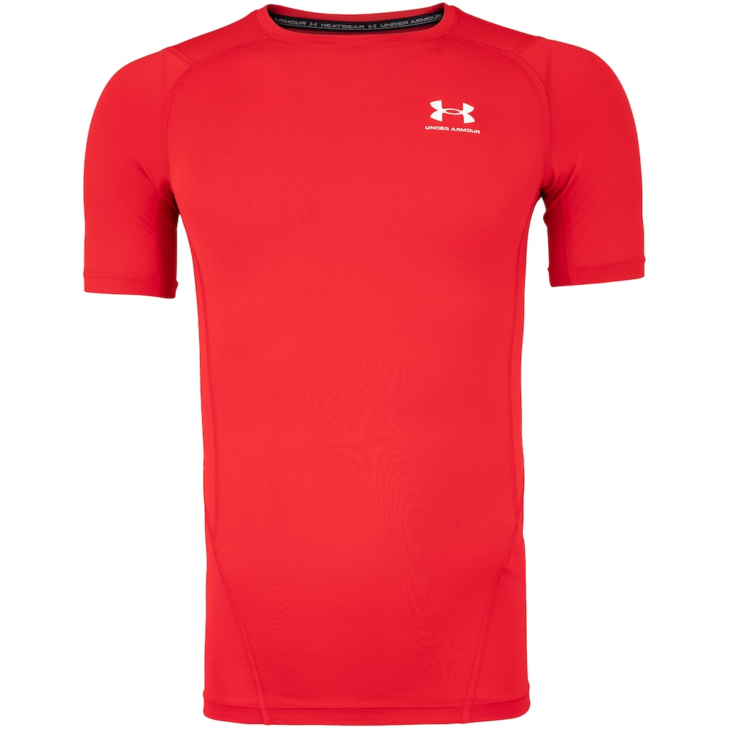 Camiseta de Compressão Under Armour Manga Curta Heatgear - Masculina