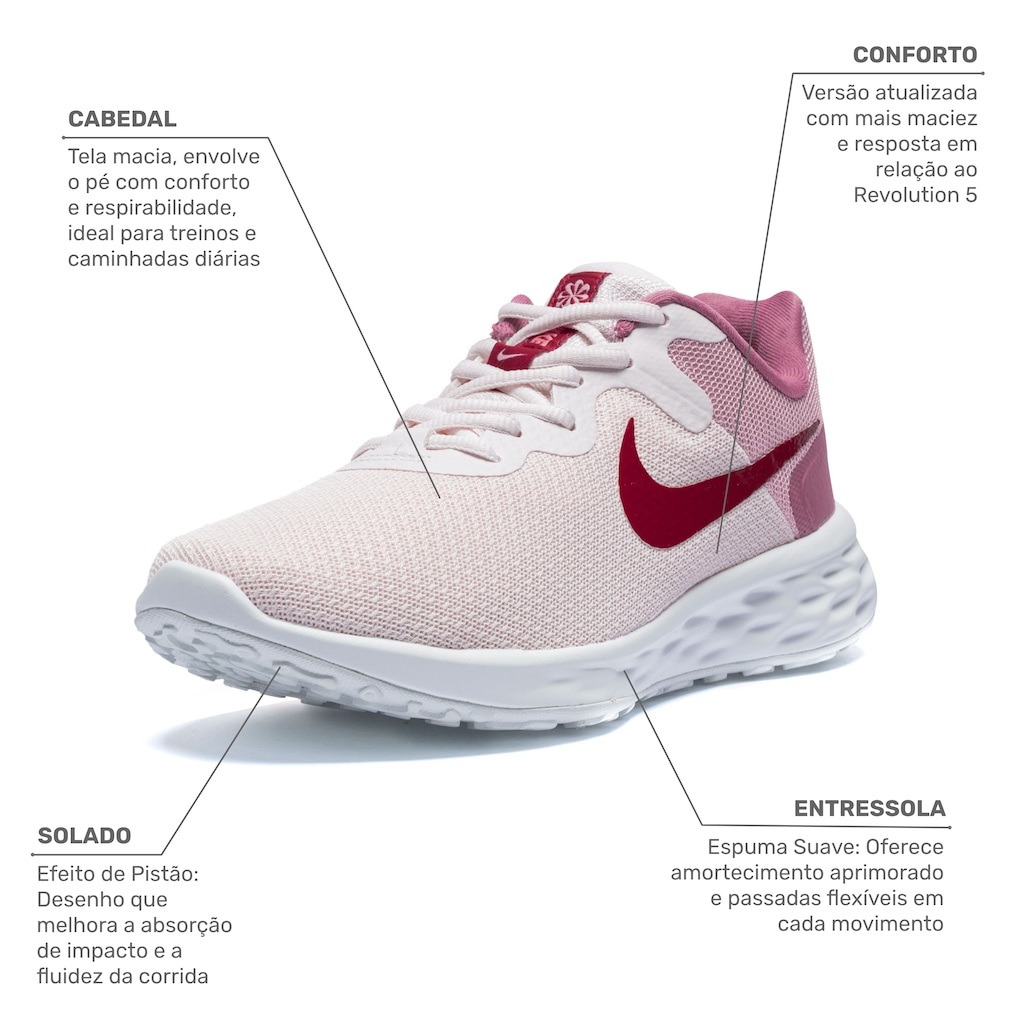 Imagem 2 do produto Tênis Nike Revolution 6 - Feminino