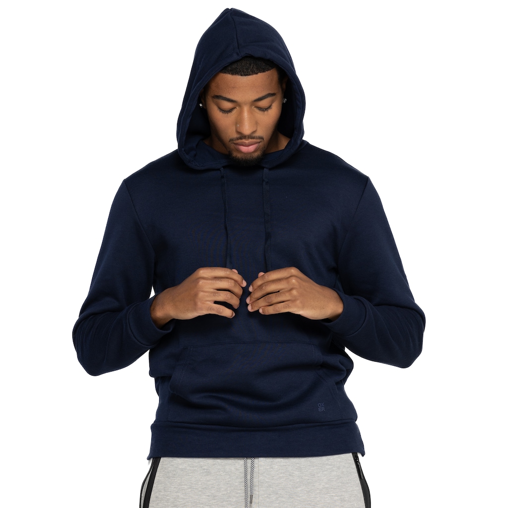 Blusão Masculino Oxer com Capuz e Bolso Canguru