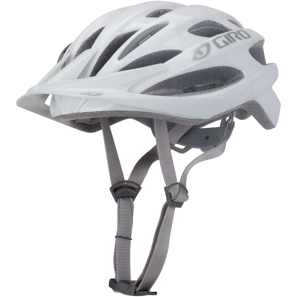 Capacete de Ciclismo Feminino Adulto Giro Verona Branco e Prata 50-57 cm - Foto 1