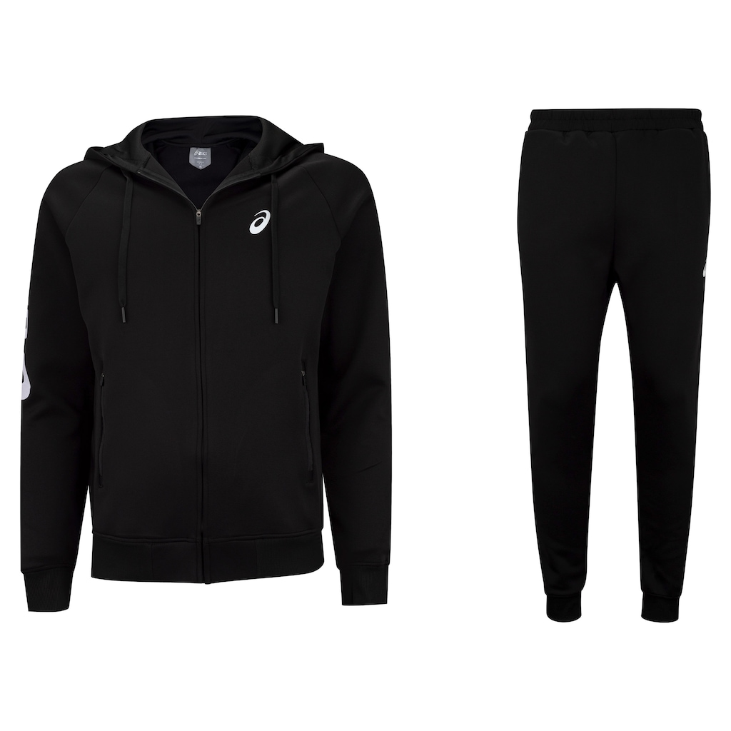 Conjunto de Agasalho ASICS Interlock com Capuz e Zíper - Masculino - Foto 1