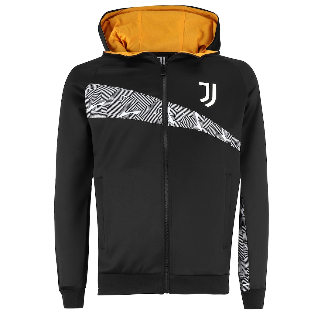Jaqueta Juventus com Capuz Masculina Contraste - Foto 1