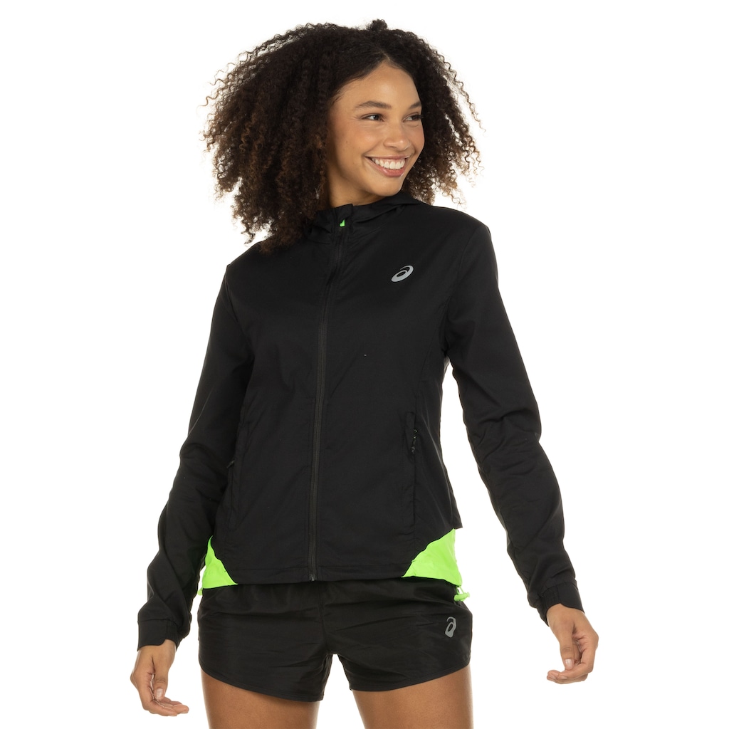 Jaqueta ASICS com Capuz Feminina Running Impermeável Sound - Foto 2