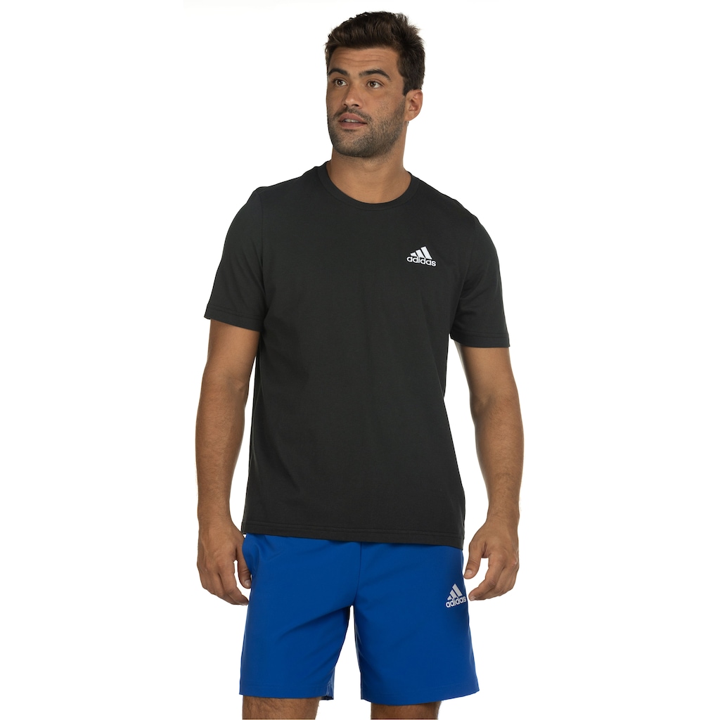 Imagem 1 do produto Camisa adidas Manga Curta Essentials Logo Pequeno - Masculina