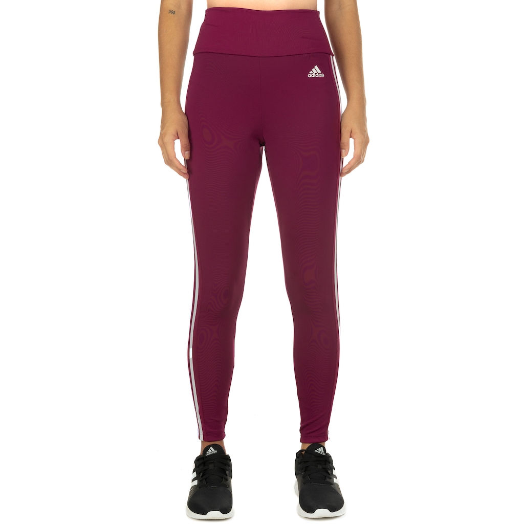 Calça Legging Feminina adidas Essentials 3 Listras