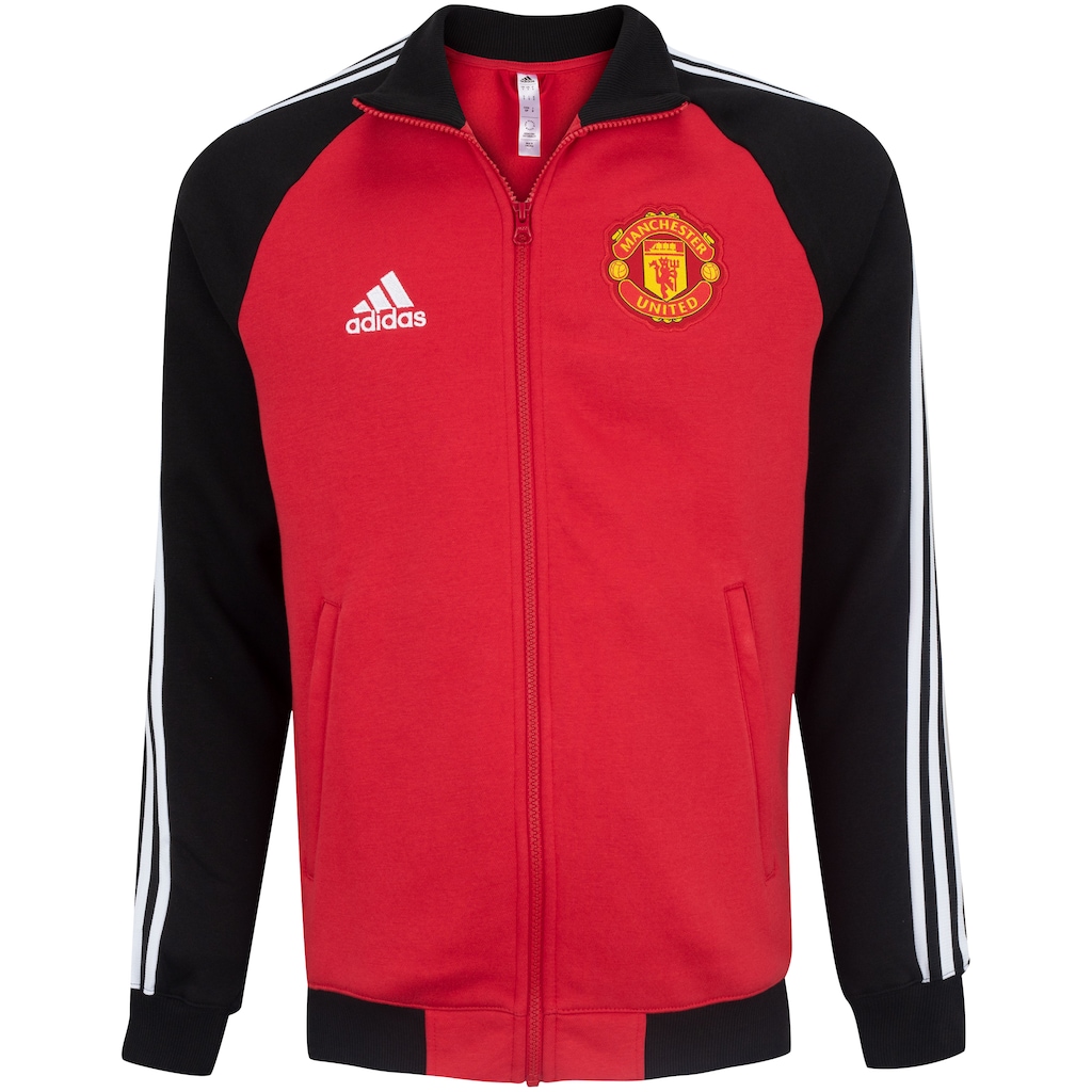 Jaqueta Manchester United 21/22 adidas Masculina Hino - Foto 1