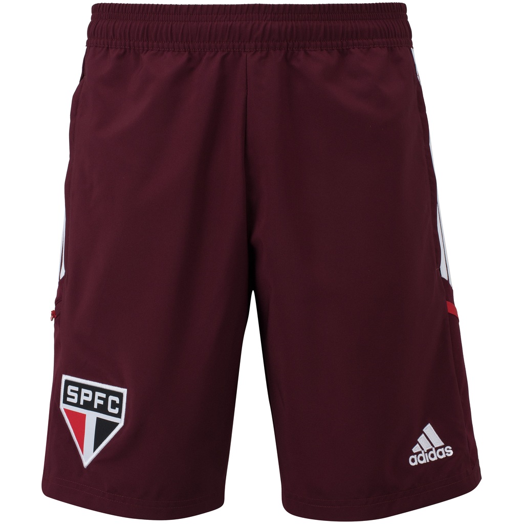 Bermuda do São Paulo 22 adidas Viagem - Masculina - Foto 1