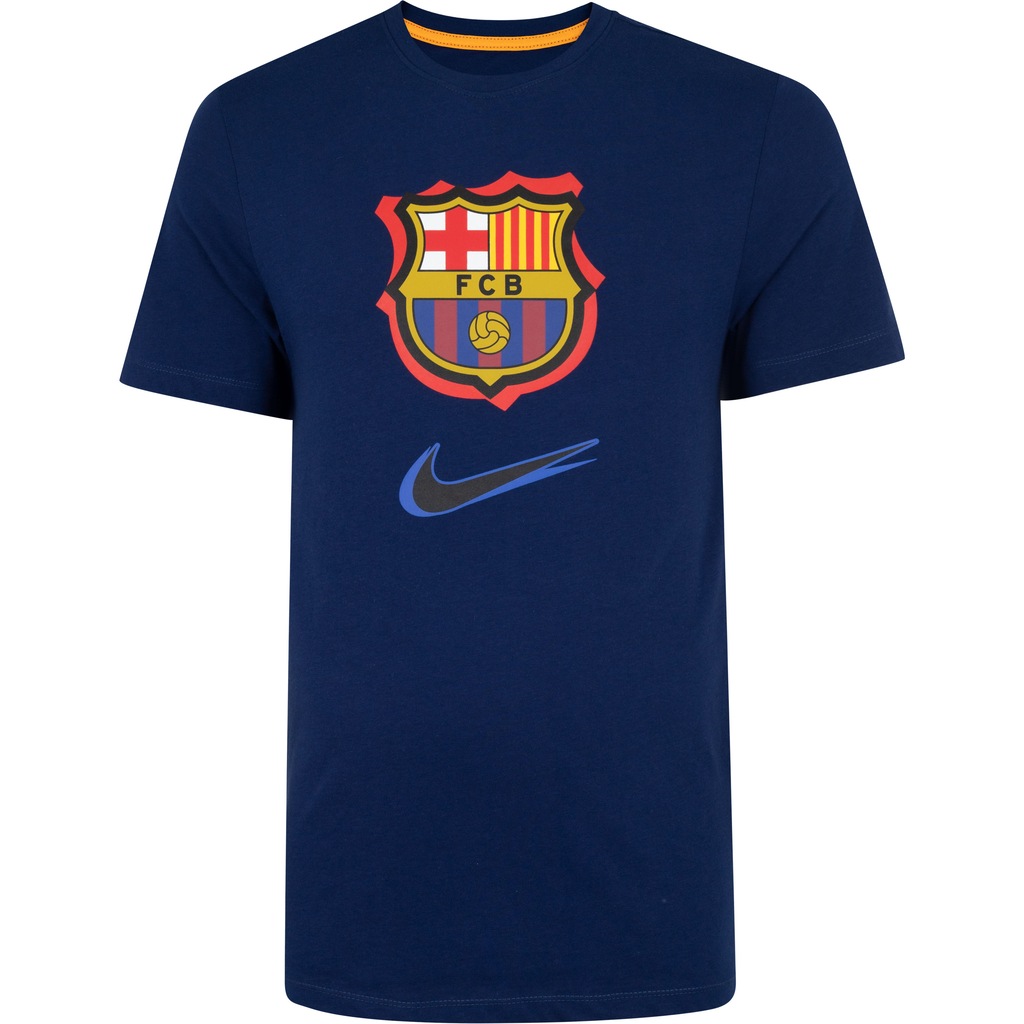 Camiseta Barcelona Manga Curta Nike Crest 92Tr - Masculina - Foto 1