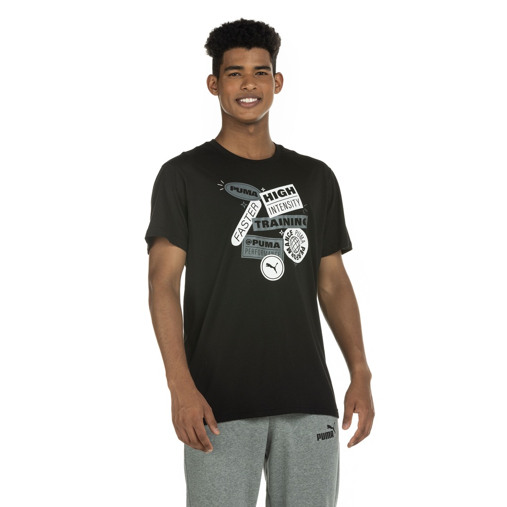 Imagem 1 do produto Camiseta Puma Manga Curta Perf Graphic Playful Illustrated Ss - Masculina