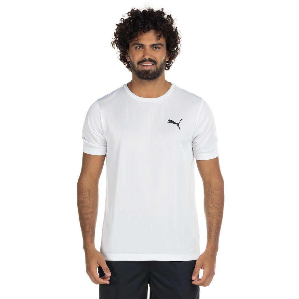 Camiseta Puma Manga Curta Active Small Logo - Masculina