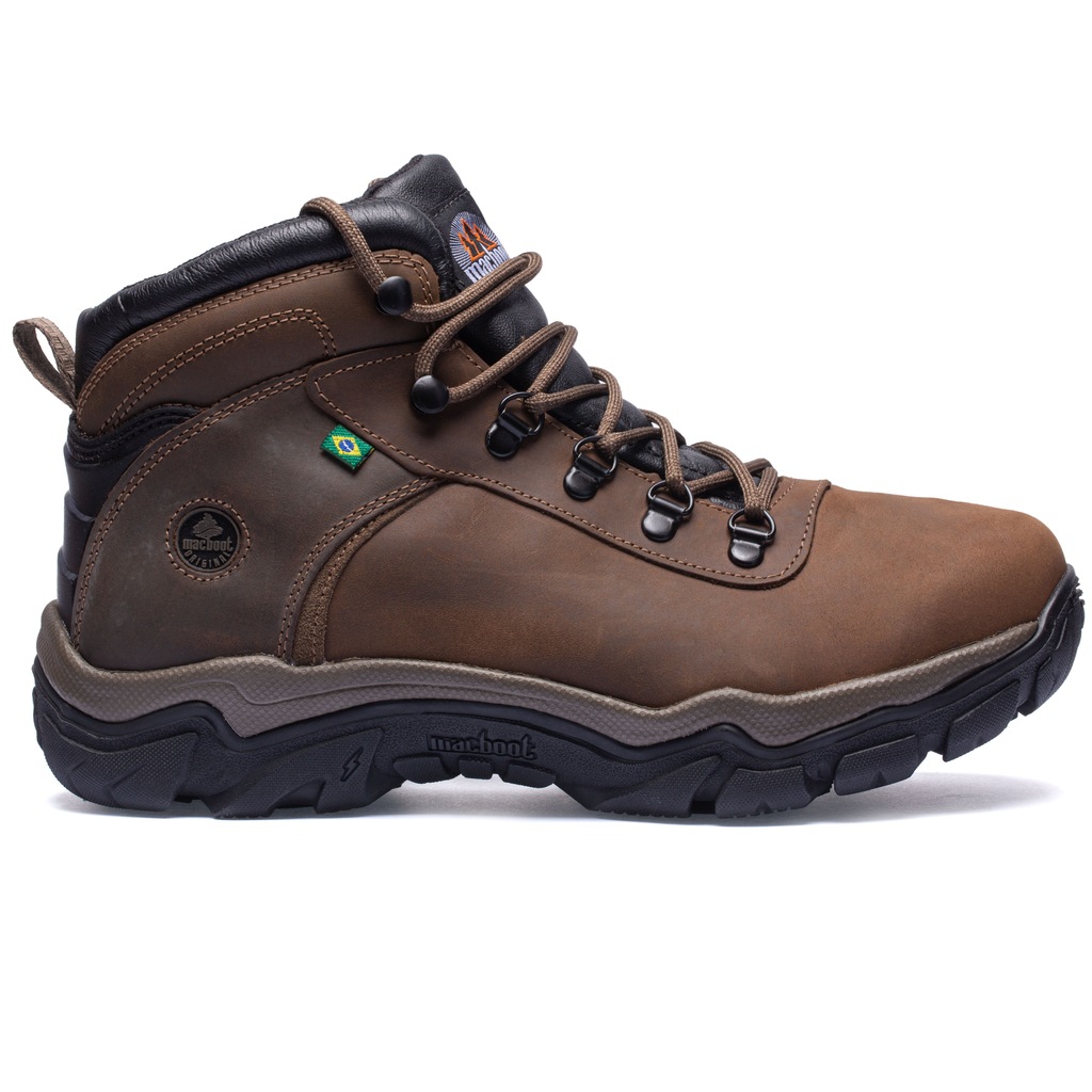 Bota de Couro Macboot Sanhasso 02 - Masculina - Foto 1