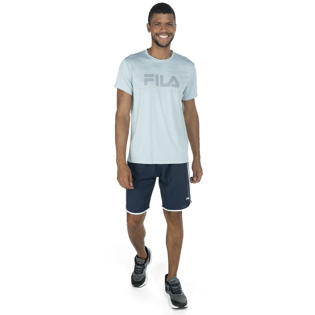 Imagem 3 do produto Camiseta Fila Manga Curta Basic Run Print - Masculina