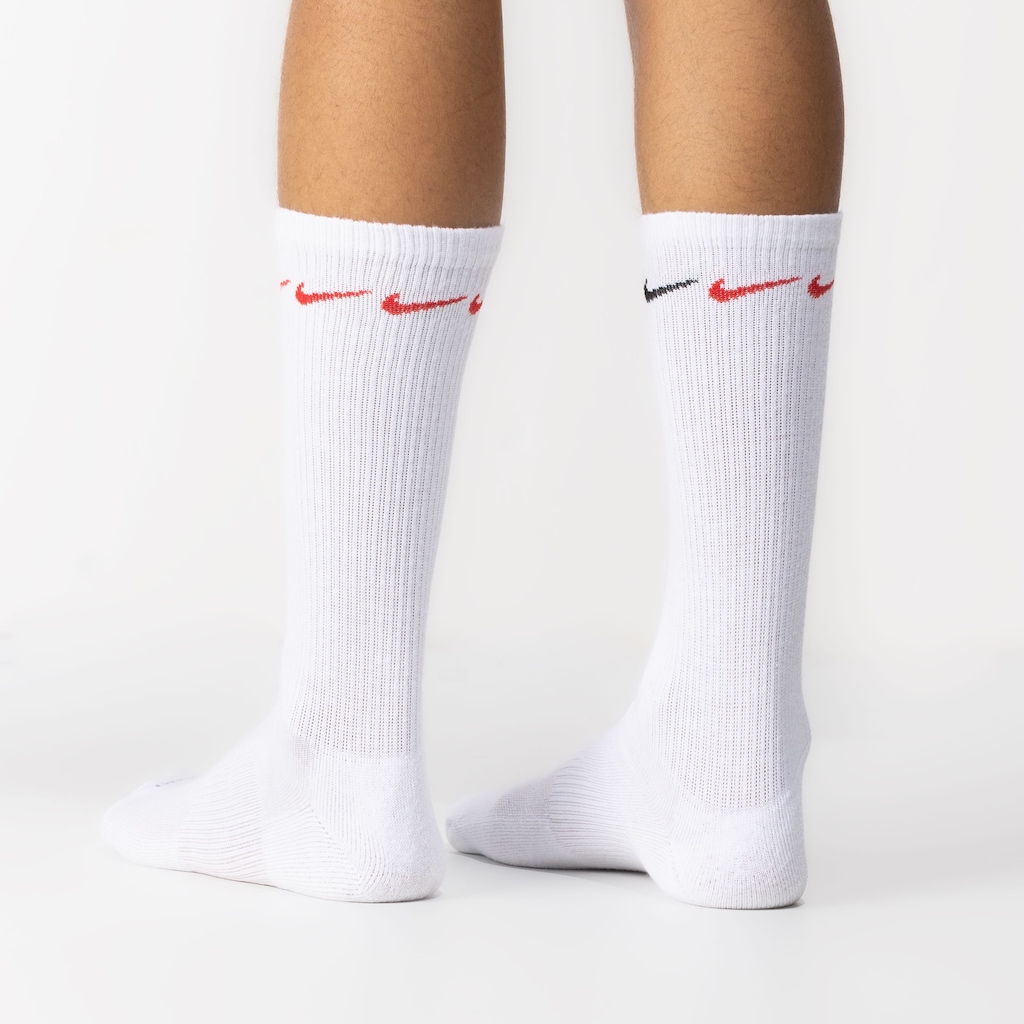 Imagem 5 do produto Kit de Meias Nike Everyday Plus Cush Crew - 3 Pares - 39 a 43