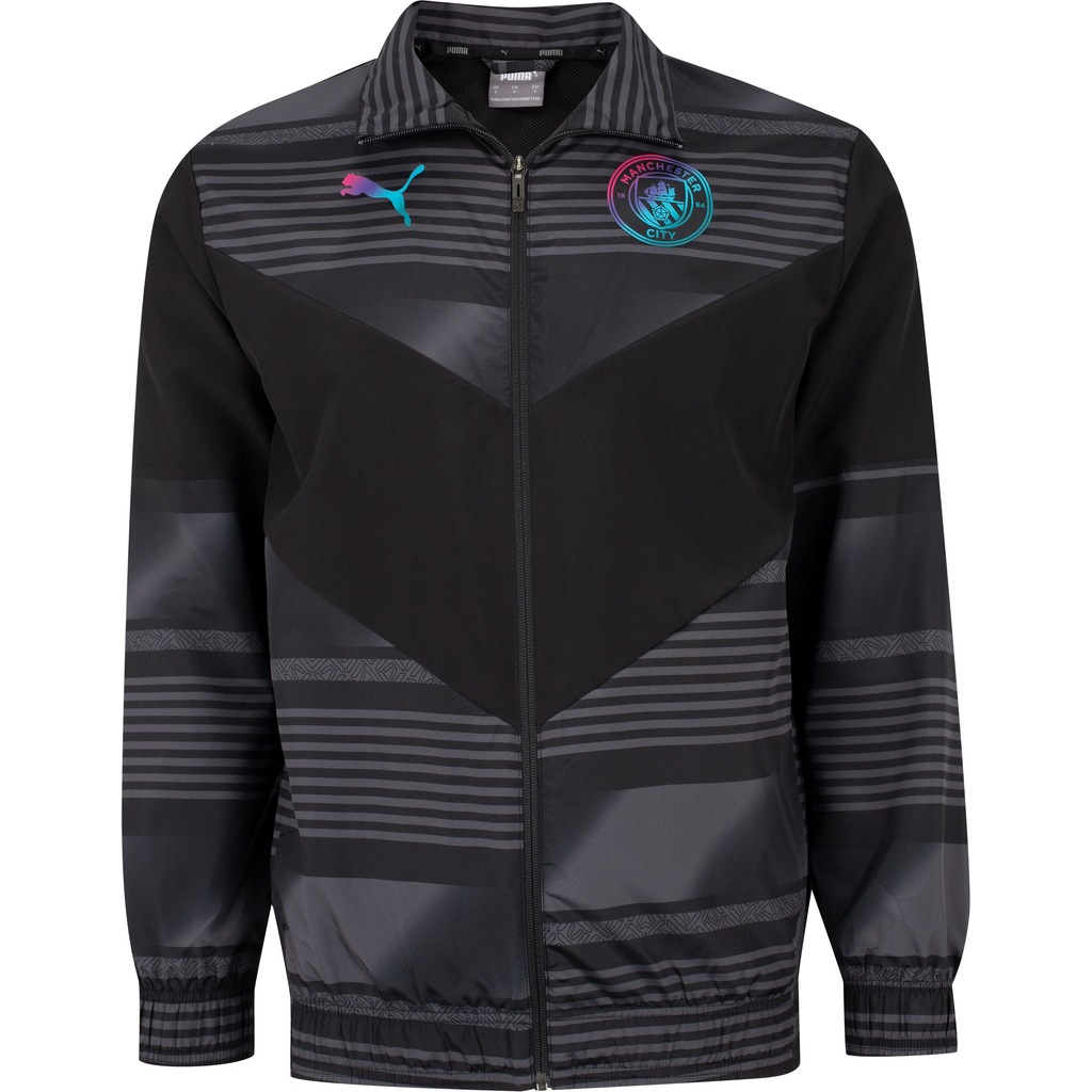Jaqueta Manchester City Puma Prematch - Masculina - Foto 1