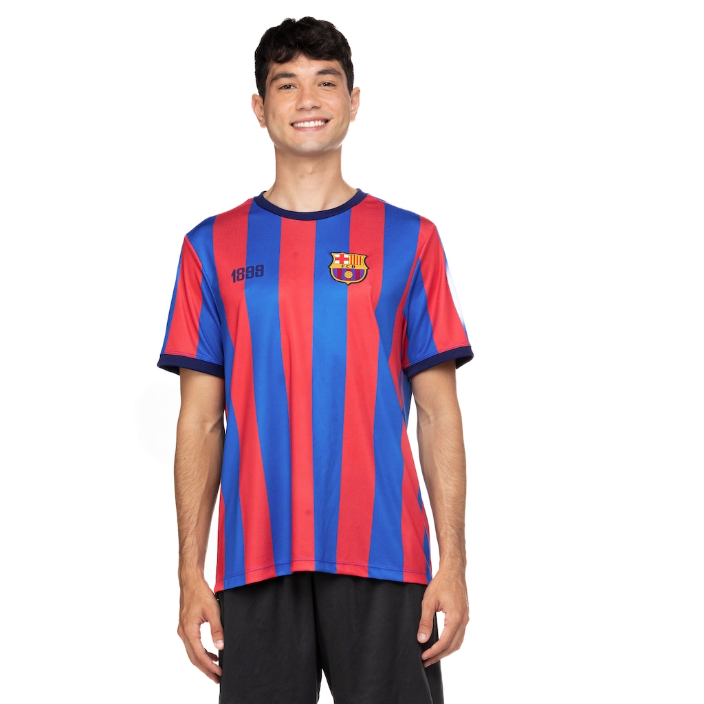 Camisa Barcelona Masculina Performance Retro