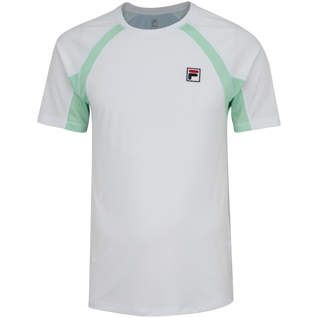 Camiseta Fila Manga Curta com Proteção Solar UV Baseline Crew - Masculina - Foto 1