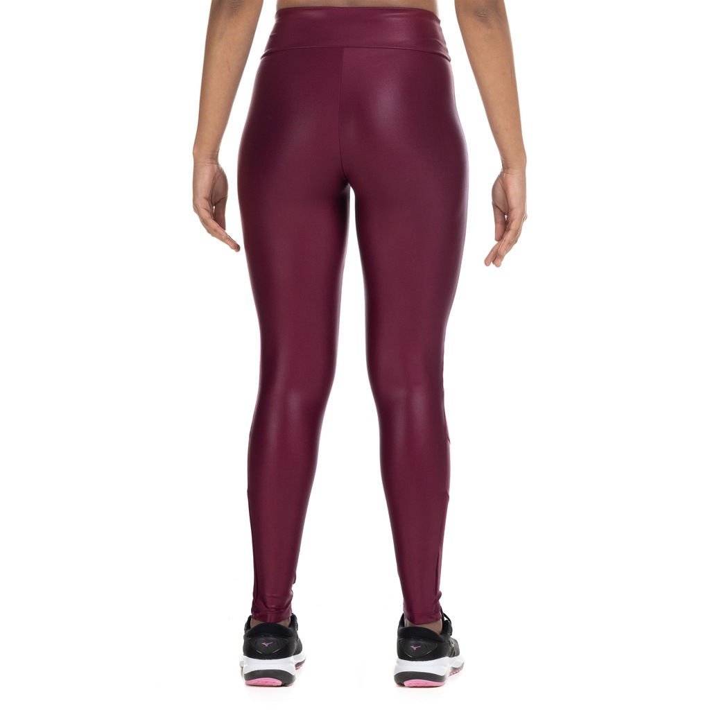 Calça Legging Feminina Oxer Cirre Recorte Lateral com Baixa Compressão Cós Baixo - Foto 3