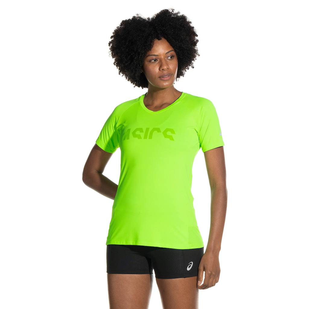 Imagem 1 do produto Camiseta ASICS Manga Curta Recorte Respirável - Feminina