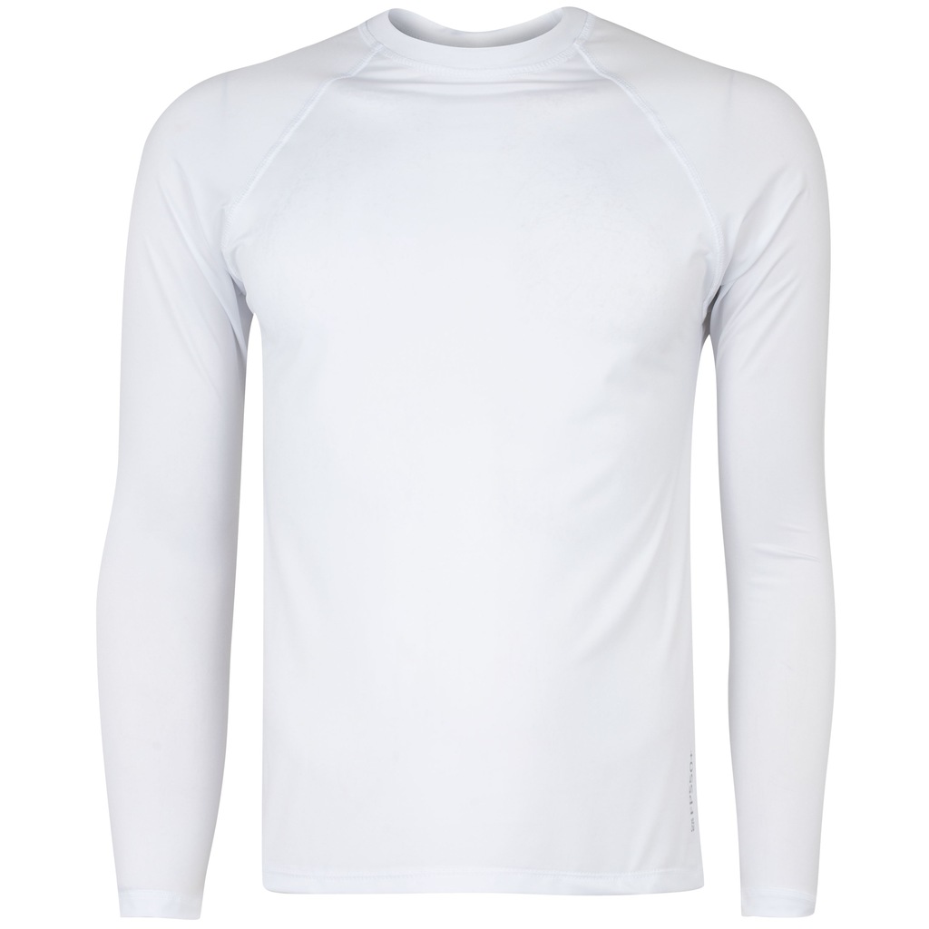 Camiseta para Natação Masculina Oxer Manga Longa com Proteção UV Lisa - Masculina - Foto 1