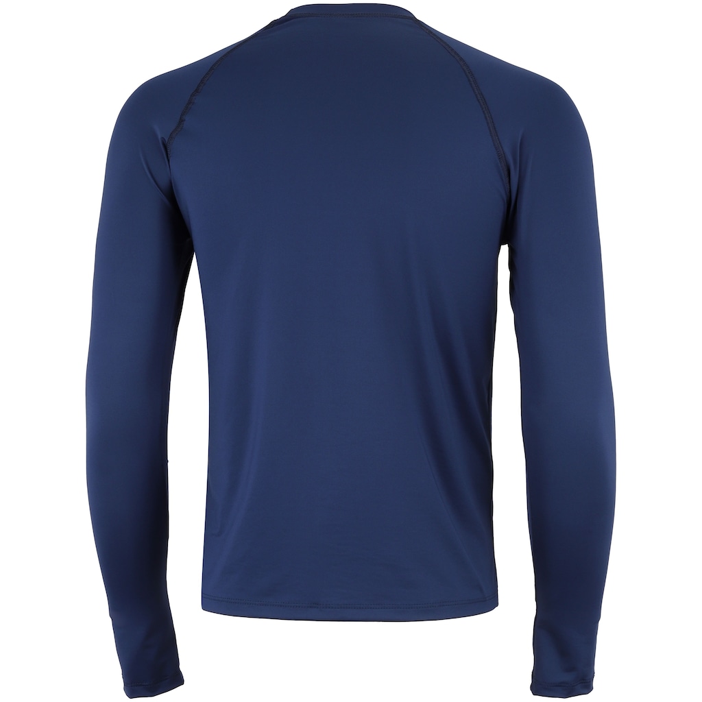 Camiseta para Natação Masculina Oxer Manga Longa com Proteção UV Lisa - Masculina - Foto 1