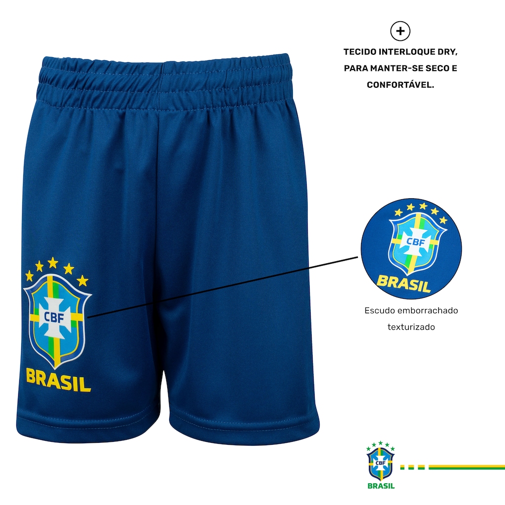 Imagem 2 do produto Calção do Brasil CBF - Infantil