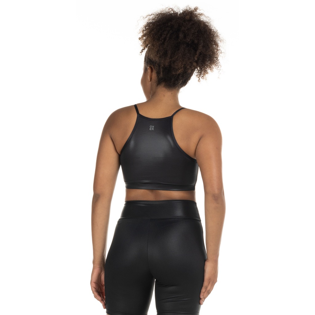 Imagem 2 do produto Top Fitness Sem Bojo Oxer Média Sustentação Cirre Recorte Lateral - Adulto