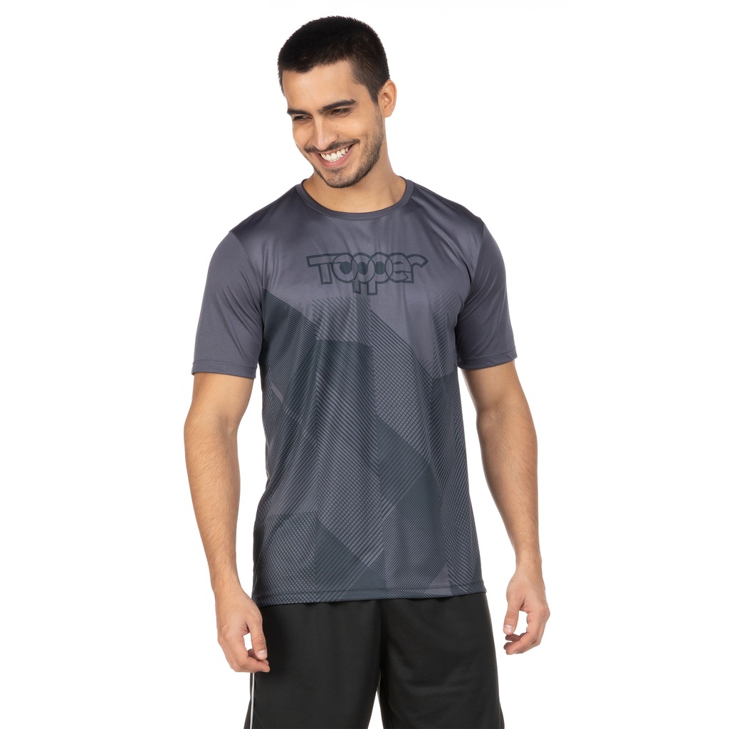 Camisa Topper Manga Curta Fut Classic Sublimada - Masculina - Foto 2