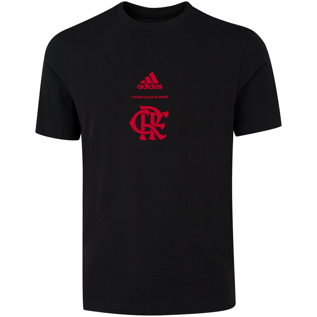 Camiseta do Flamengo adidas Lifestyle - Masculina - Foto 1
