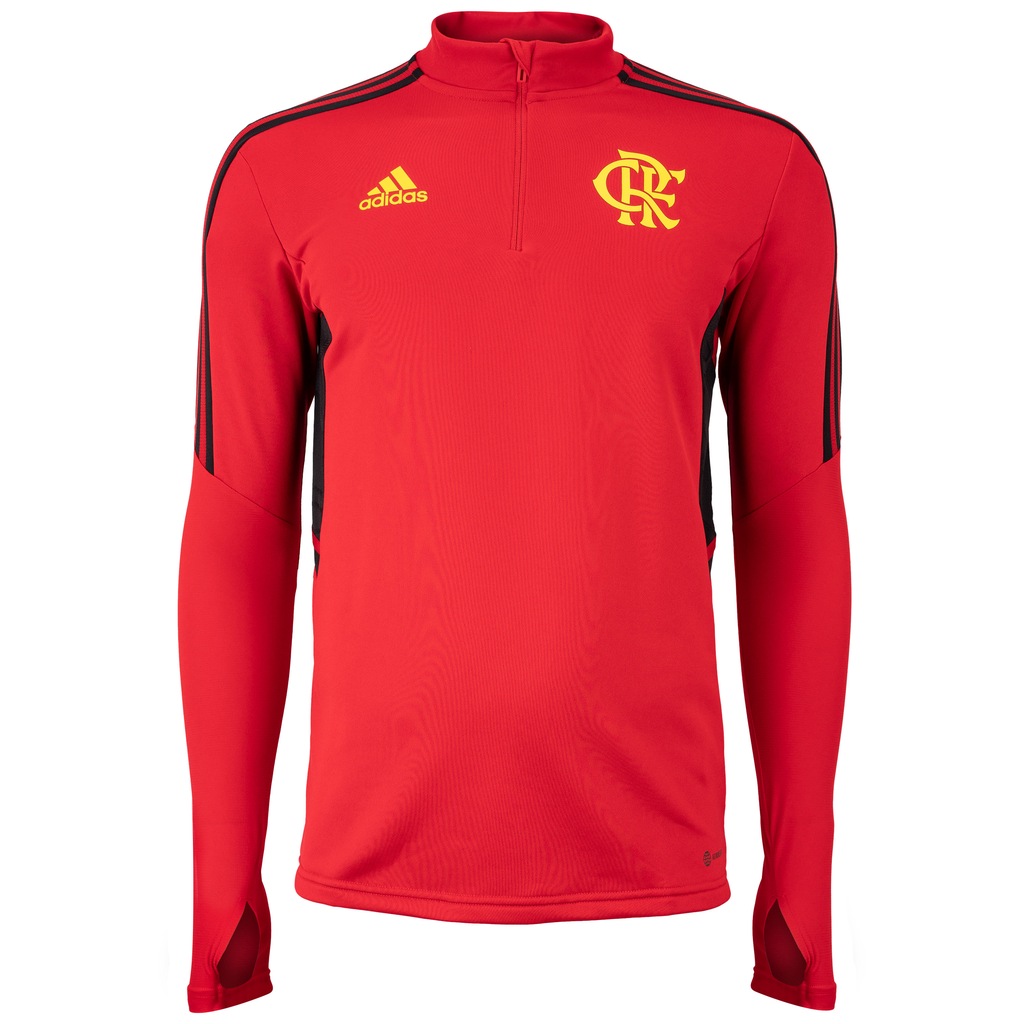 Blusa de Treino do Flamengo 22 Comissão adidas - Masculina - Foto 1