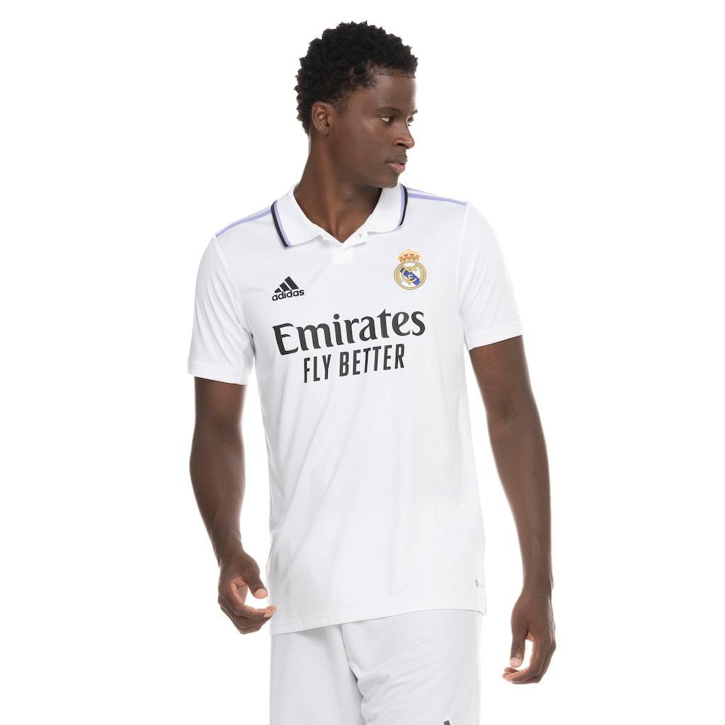 Camisa Polo Real Madrid I 22/23 adidas - Masculina - Foto 2