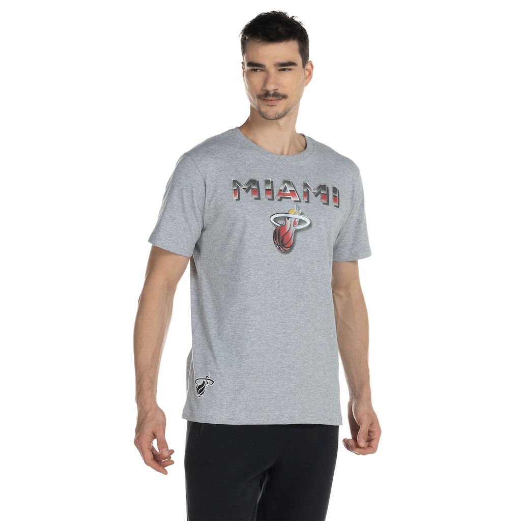Imagem 3 do produto Camiseta Miami Heat Manga Curta NBA - Masculina