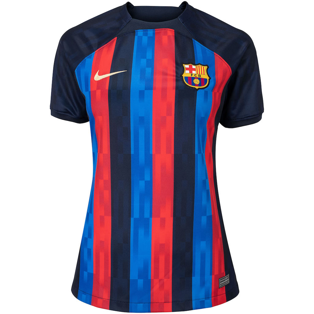 Camisa Barcelona I 22/23 Torcedor Nike - Feminina - Foto 1