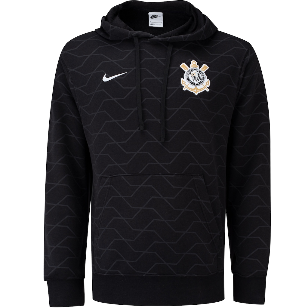 Blusão do Corinthians 22 Gfa Flc Ft Gx Nike - Masculino - Foto 1