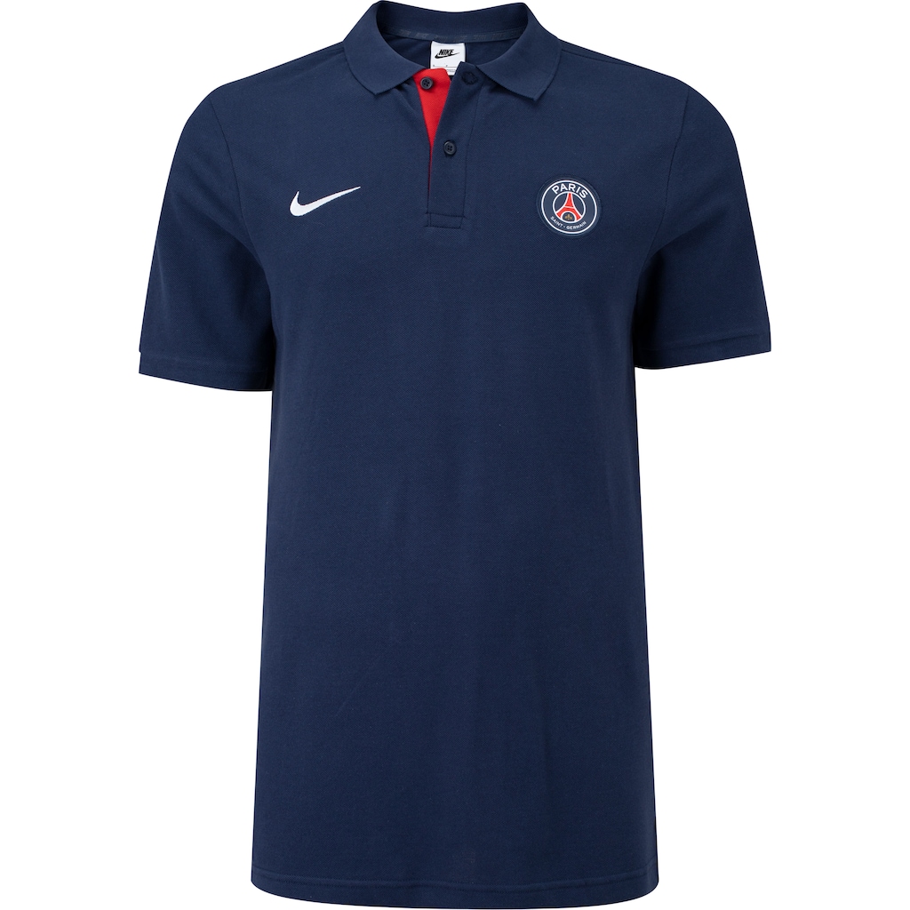 Camisa Polo PSG Sportswear Piquet Crew Nike - Masculina - Foto 1