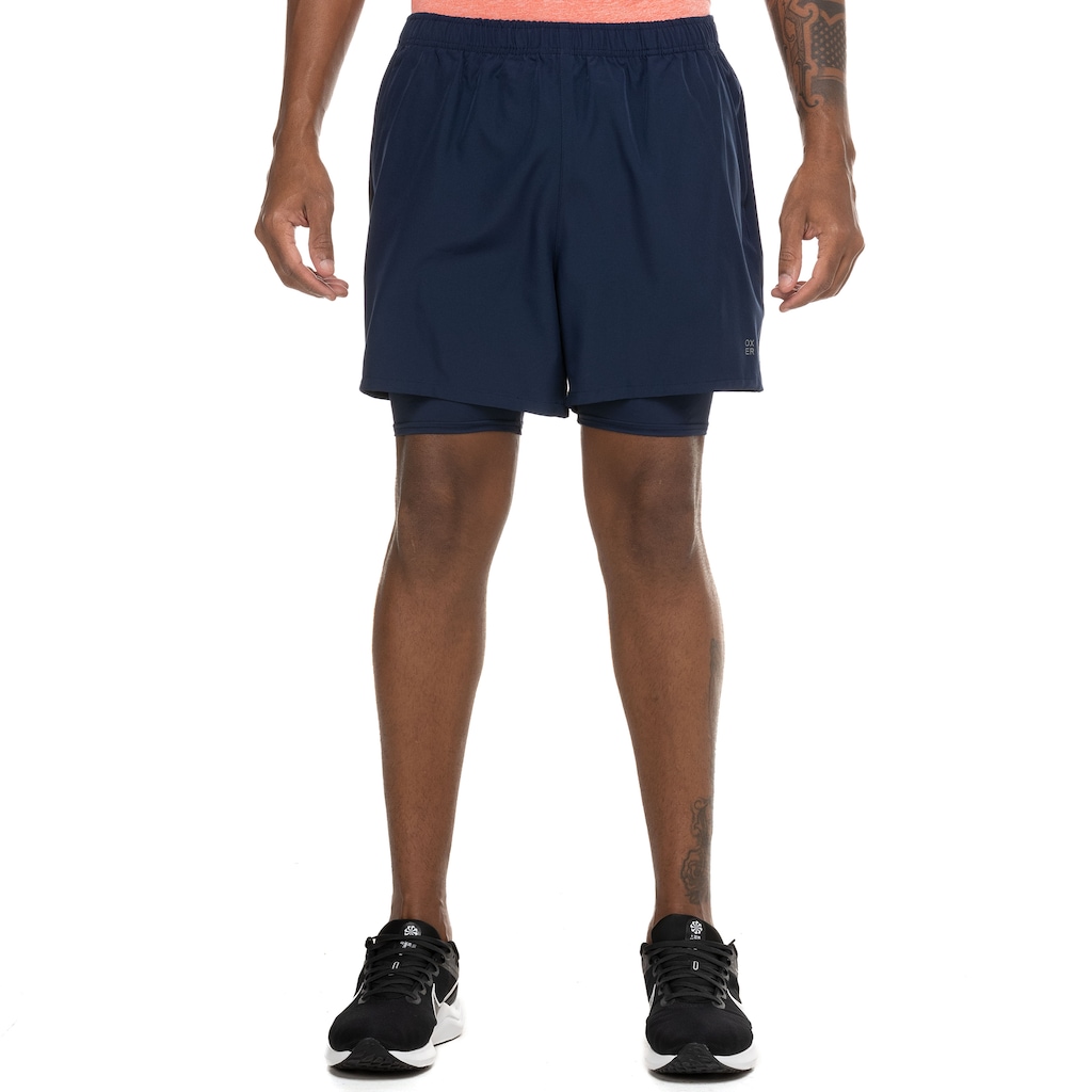 Imagem 3 do produto Bermuda 7" 2 em 1 Oxer Masculina Recortado Breeze