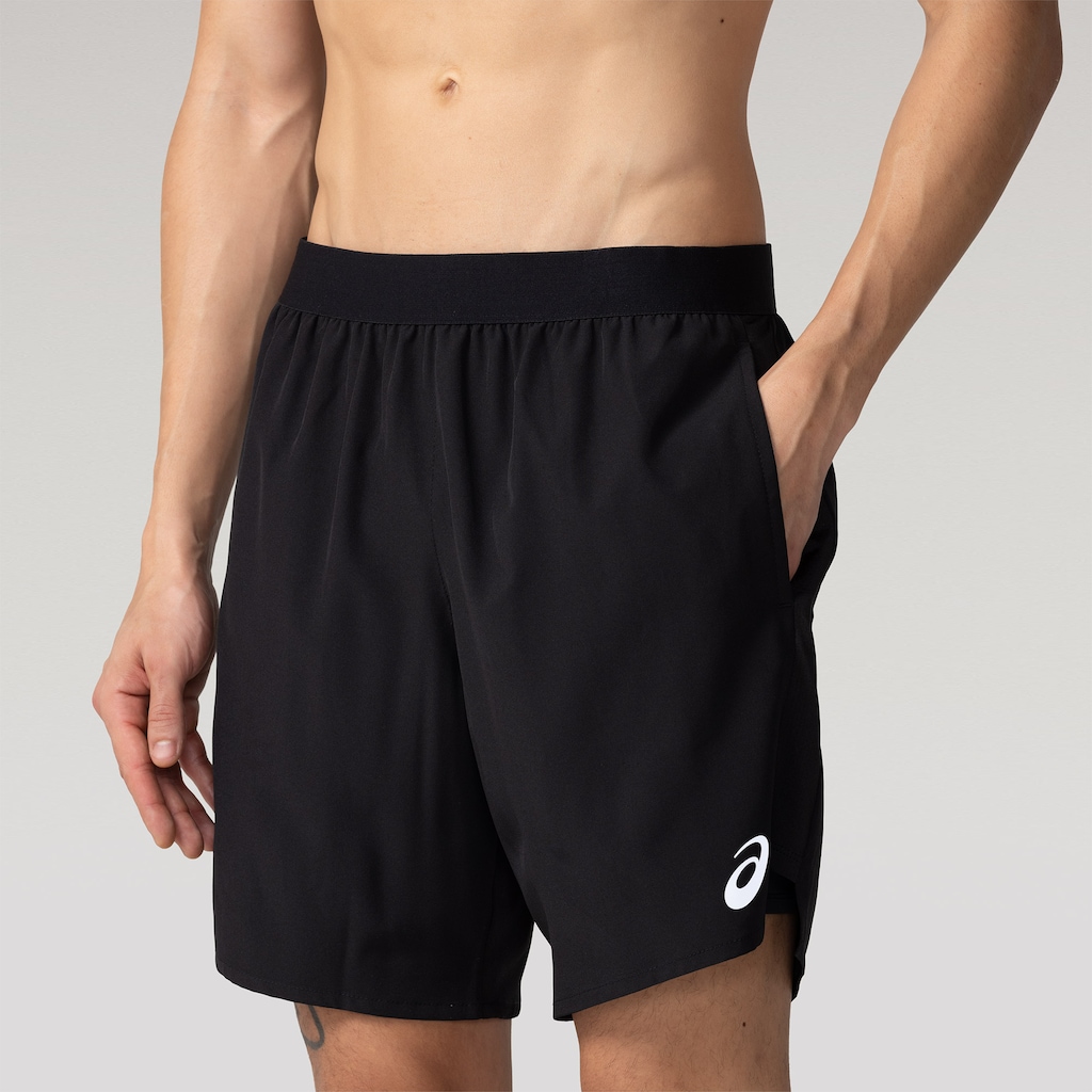 Bermuda ASICS Masculina 7" 2 Em 1 Mesh Lateral