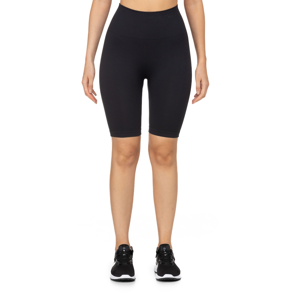 Imagem 2 do produto Bermuda Cós Médio Sem Costura Feminina Oxer Sem Costura Yoga