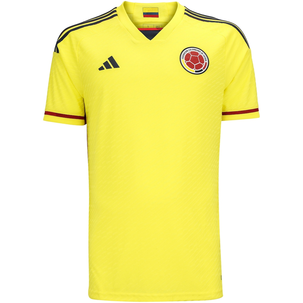 Camisa Colômbia I Authentic 22/23 adidas - Masculina - Foto 1