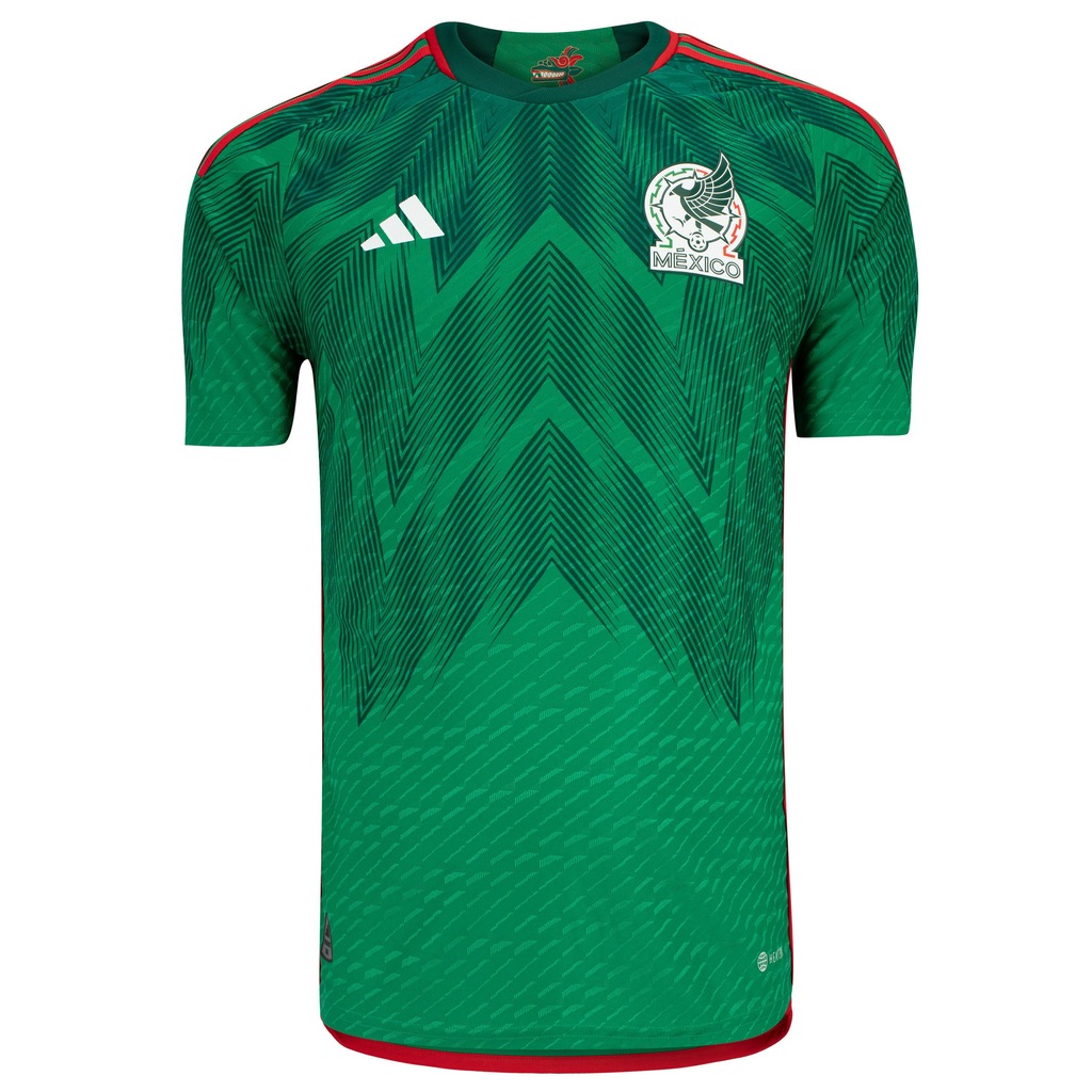 Camisa México I Authentic 22/23 adidas - Masculina - Foto 1