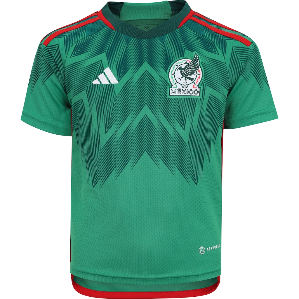 Camisa Seleção do México I 22/23 adidas - Infantil - Foto 1