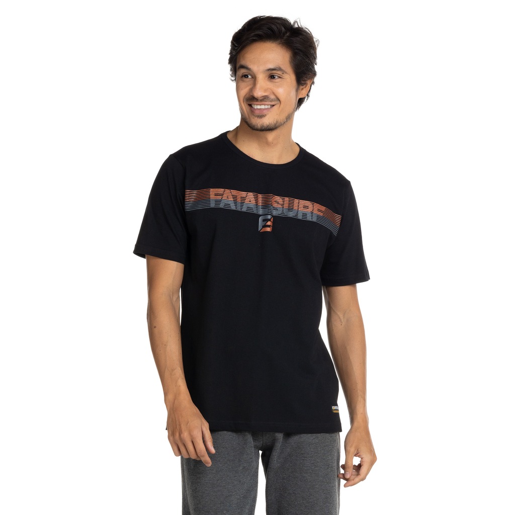 Camiseta Fatal Manga Curta Estampada 27005 - Masculina - Foto 2