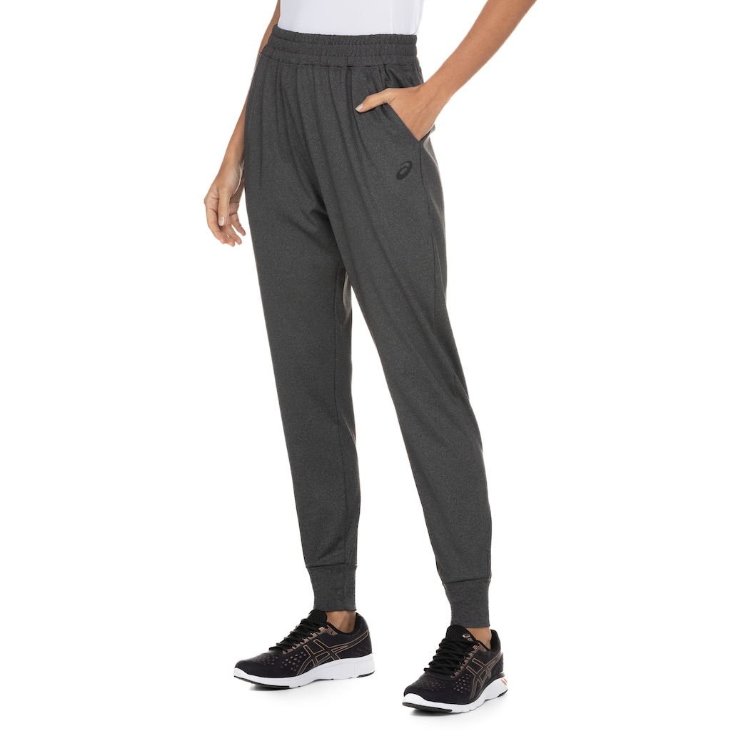 Calça Jogger ASICS em Malha - Feminina - Foto 2